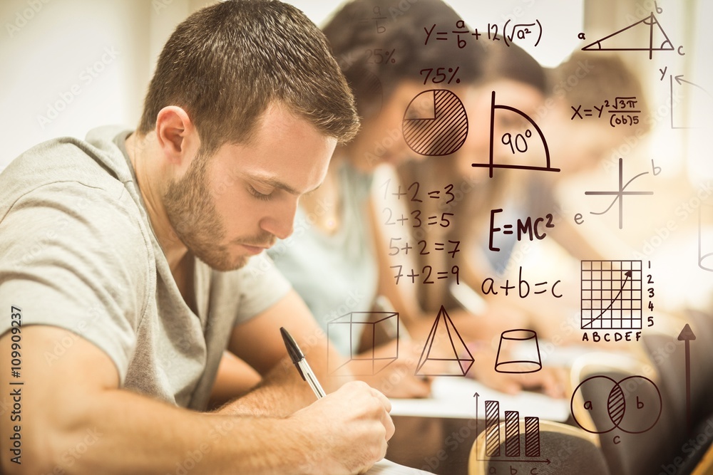 Poster composite image of maths