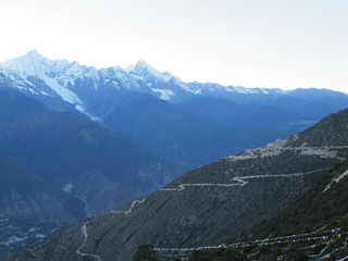 Feilai temple and Meili snow mountain, Deqin, Yunnan, China