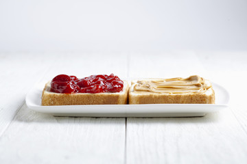 peanut butter and jelly sandwich