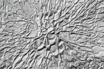 A crumpled foil