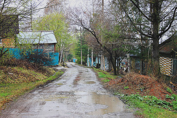 road in the village