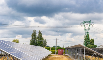 panels of a photovoltaic plant