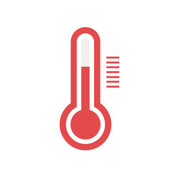 thermometer icon flat design vector.