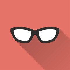 Glasses - vector icon.