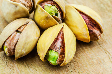 The pistachios heap