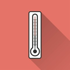 Thermometer - vector icon.