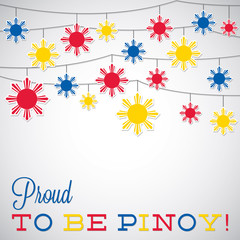 Philippine Independence Day card in vector format.