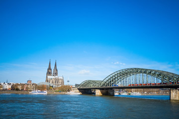 view of Gothic Cathedral in Cologne, Germany