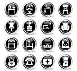 furniture icon set