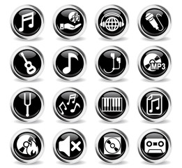 music icon set