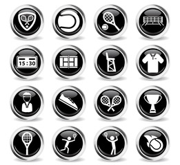 Tennis simply icons