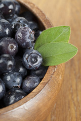 bowl of yummy blueberries