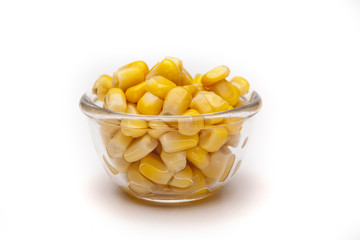 Gold Corn On White
