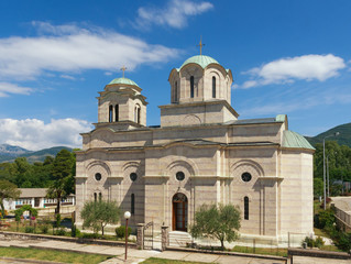 Fototapeta na wymiar Church of St. Sava. Tivat city, Montenegro