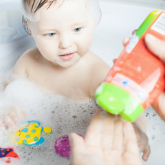 Time for baby's bath