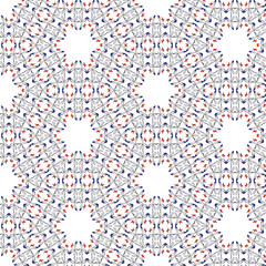 Background pattern of butterflies flower petals