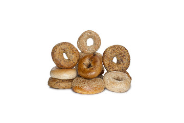 assorted kinds bagels