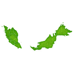 マレーシア　地図　国　アイコン
