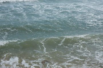 waves on the beach