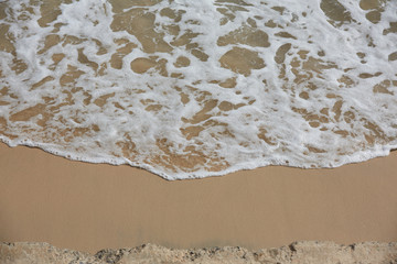 waves on the beach