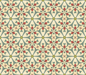 Seamless background, pattern with flowers