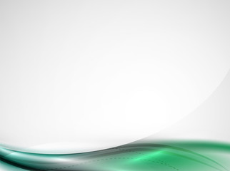 Rainbow color glossy silk elegant wave