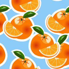 Vector orange pattern