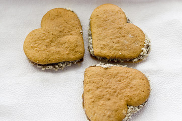 Closeup of pies and cookies