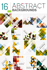 Collection of abstract backgrounds