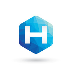 Hexagonal Letter H Logo