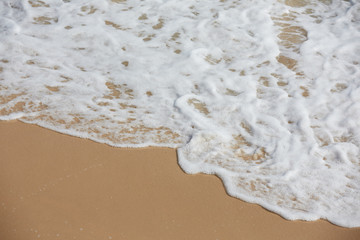waves on the beach