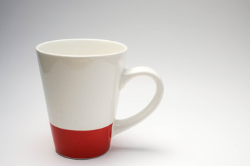 Coffee cup in white background