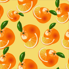 Vector orange pattern