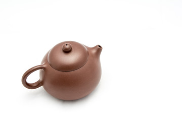 Clay Chinese teapot.