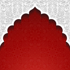 Abstract background with traditional ornament