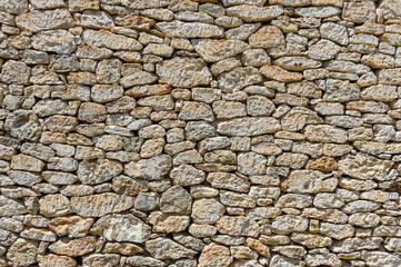 Limestone wall for use as background or texture