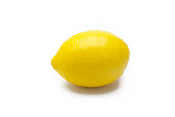 lemon on white background.