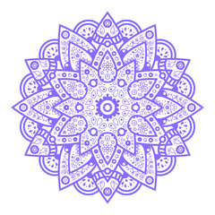 Hand-drawn vector mandala