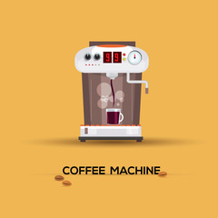 coffee machine - vector