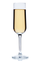 glass full of alcoholic beverage.
