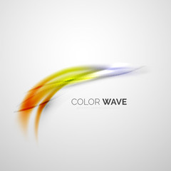 Elegant light smooth wave