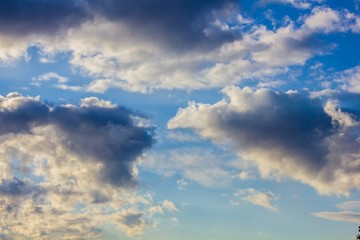 Storm clouds in the sky 