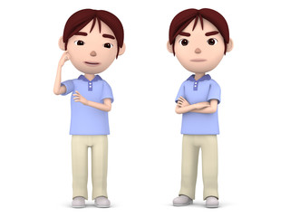 パパ ポーズ　3Dイラスト06