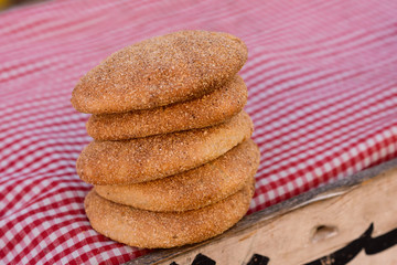 Sesame flat bread