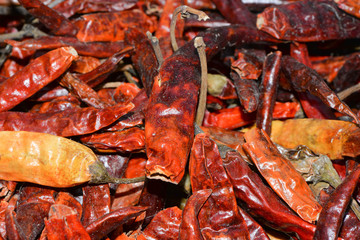 Texture - dried chili