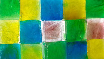 color ice cubes