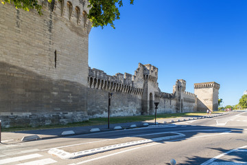 Avignon, France. City walls, 1355 - 1368 years.