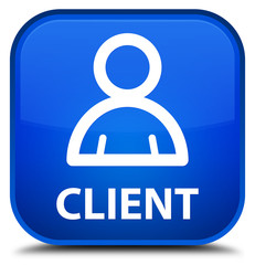 Client (member icon) blue square button