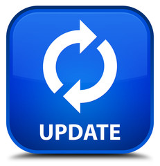 Update blue square button