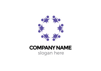 People Team Logo - Social Agency